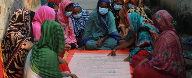 Knowledge exchange in Satkhira, Bangladesh, as part of the WASH SDG programme
